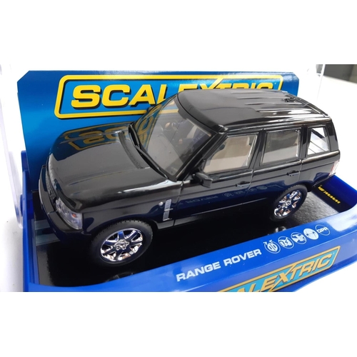 123 - A Scalextric Range Rover 'Street Car', boxed, together with a Range Rover 'Black', boxed