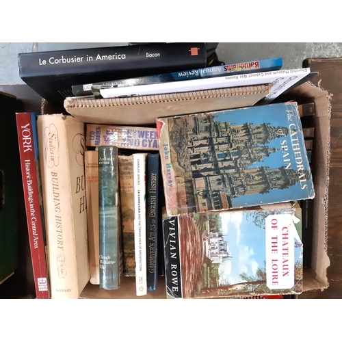 272 - MISCELLANEOUS: two boxes of c. 60 volumes including collectable vintage railway pamphlets, biography... 