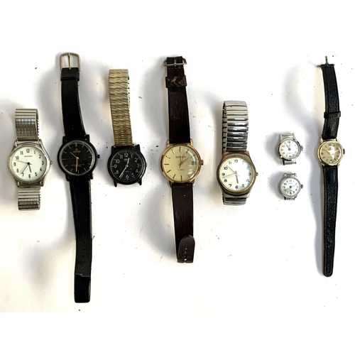 62 - A quantity of watches to include Lorus, Newmark, Ingersoll, Timex, Sekonda etc