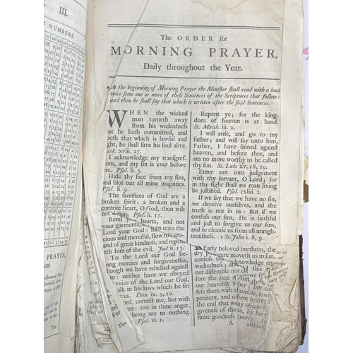 367 - The Book of Common Prayer, printed by T Wright and W Gill, printers to the University, Oxford 1770, ... 