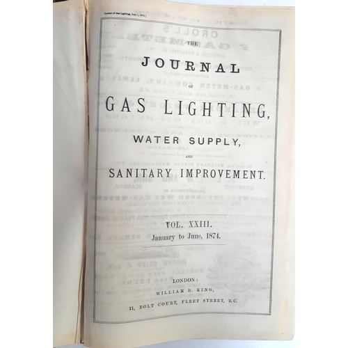 334 - THE JOURNAL OF GAS LIGHTING, WATER SUPPLY AND SANITARY IMPROVEMENT: VOL XXIII, January to June 1847 ... 