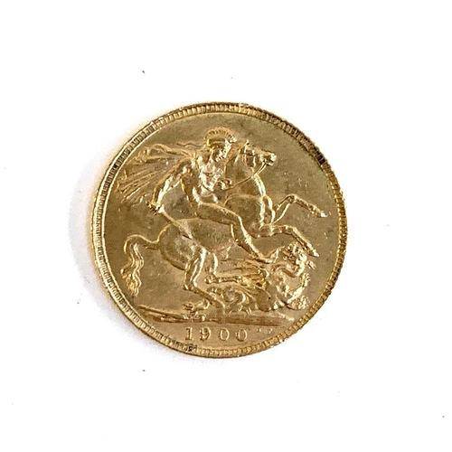 16 - A Queen Victoria 1900 gold sovereign