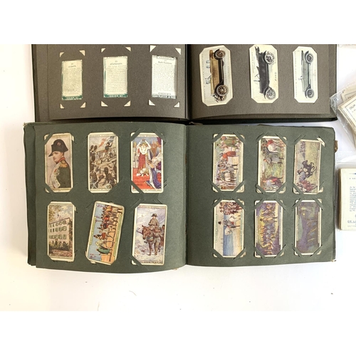 405 - A quantity of cigarette cards in two albums and loose to include Gallaher Birds, Nests and Eggs; Pla... 