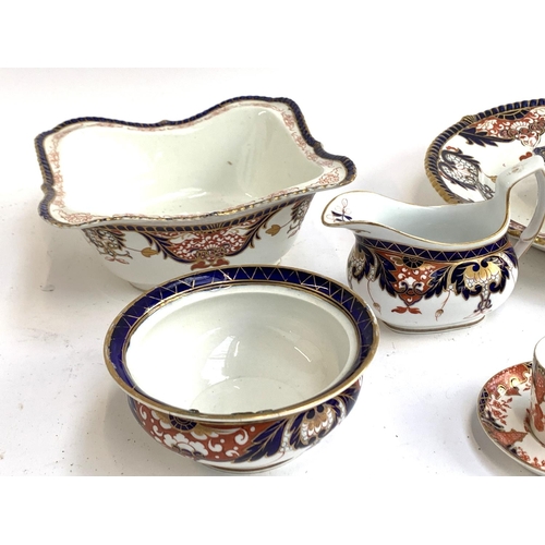 138 - A quantity of Royal Crown Derby ceramics to include coffee cup and sauce; meat plate; teacup and thr... 