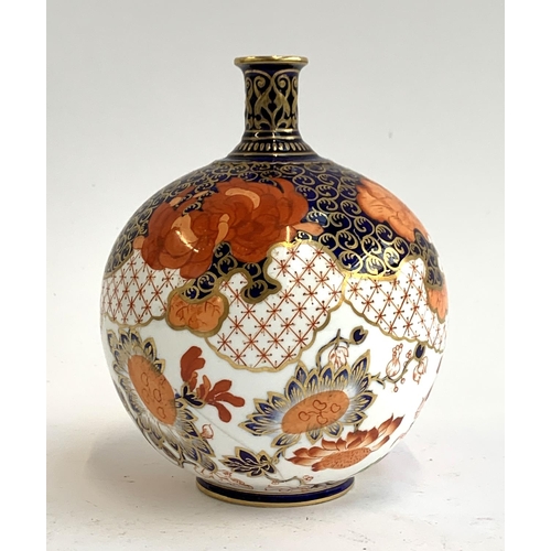 141 - A Royal Crown Derby bottle vase, 16.5cmH