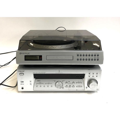 239 - A Neostar NTCD1 turntable with Cassette and CD player, together with a Sony digital audio/video cont... 