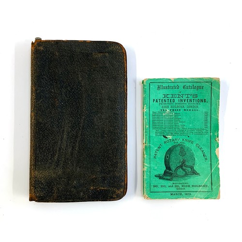 244 - A Walker's Arboreta pocket book; together with an illustrated catalogue of Kent's inventions