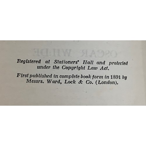243 - Oscar Wilde, 'The Picture of Dorian Gray', Simpkin, Marshall Hamilton, Kent and Co, in gilt tooled l... 