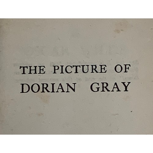 243 - Oscar Wilde, 'The Picture of Dorian Gray', Simpkin, Marshall Hamilton, Kent and Co, in gilt tooled l... 