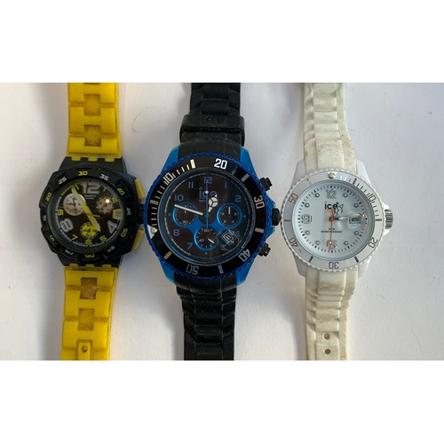 41 - Two Ice wrist watches and one Swatch (3)