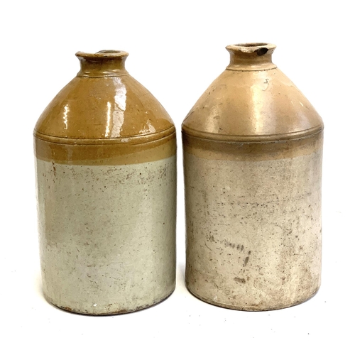 121 - Two stoneware flagons, each approx. 44cmH