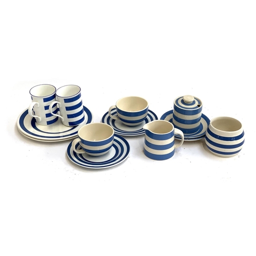 127 - A mixed lot of Cornish ware and similar to include T G Green,  Crown Trent, Staffordshire chef ware,... 