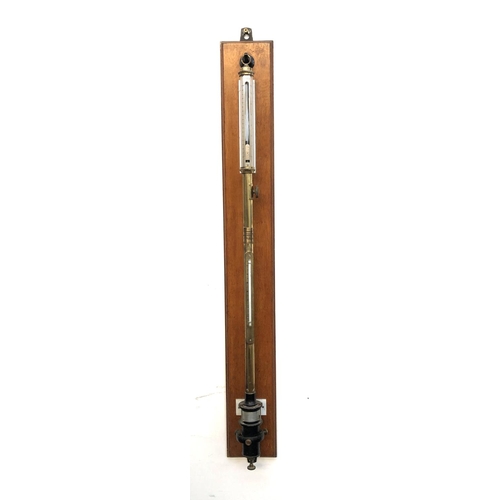 133 - A Nagretti & Zambra barometer, marked m/8639, standard conditions, temperature 0C, 980.665cm/s squar... 