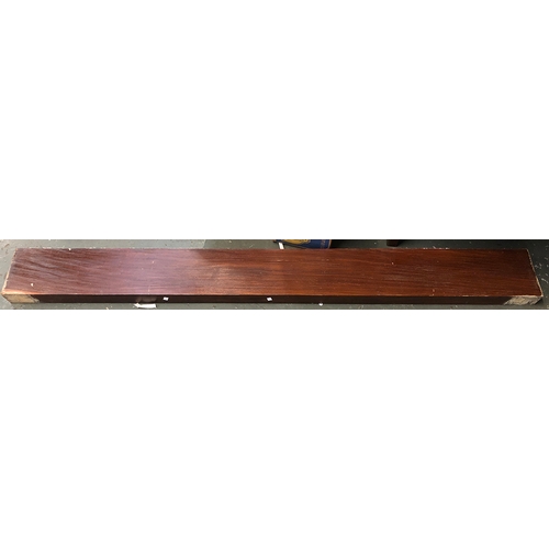 856 - A large teak beam, 204x21x7cmH