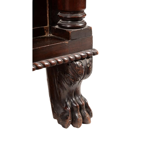 491 - A George IV Scottish mahogany chest of drawers, 114cm wide, 58cm deep, 114cm high