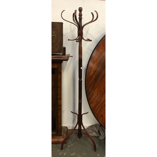 838A - A modern bentwood hat stand