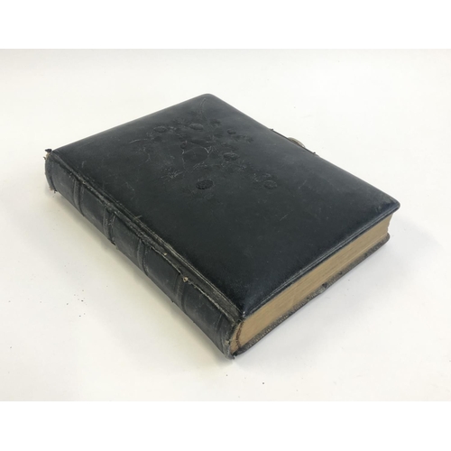 179 - An empty early 20th century photo album, each page with songbird decoration