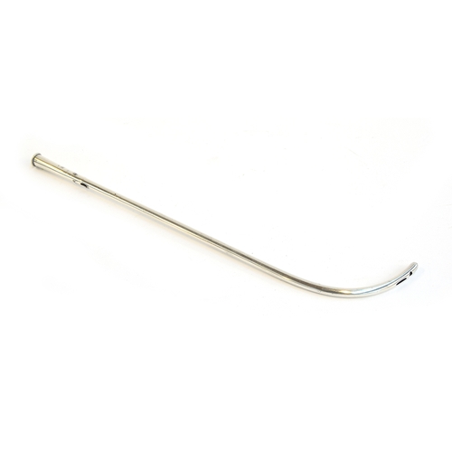 83 - Medical interest: a Victorian silver catheter, retailed by Maw of London, c.1868, 28cm long