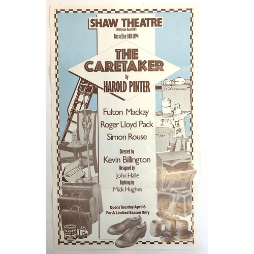 200 - HAROLD PINTER: A poster for a revival of 'The Caretaker' signed without dedication by the Nobel Laur... 