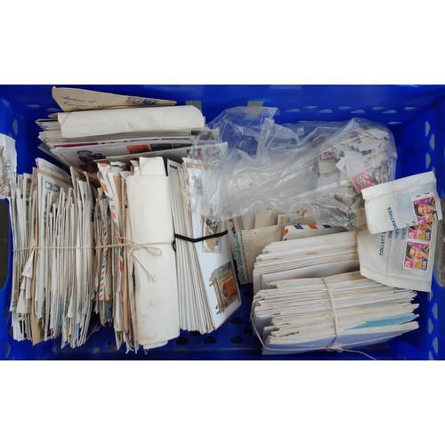 167 - A large quantity of First Day Covers, together with loose stamps, stamped envelopes and empty albums