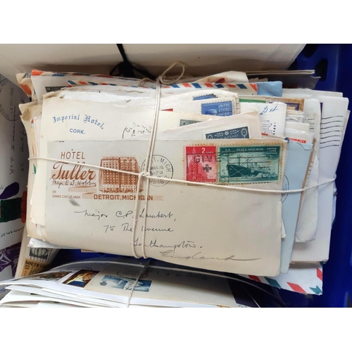 167 - A large quantity of First Day Covers, together with loose stamps, stamped envelopes and empty albums