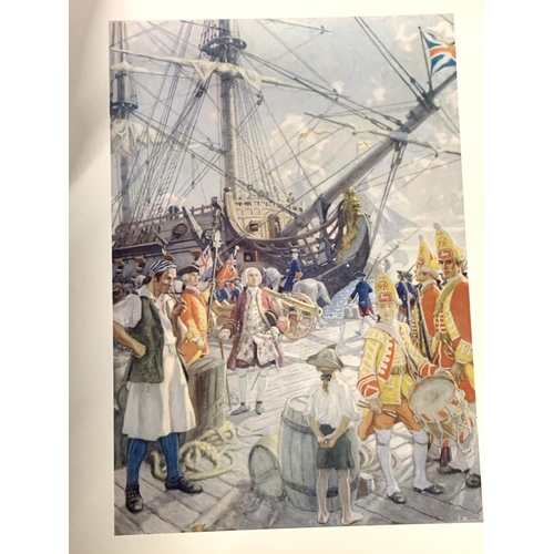 244 - A portfolio of prints 'Eight Mural Paintings by Charles Hoffhauer'