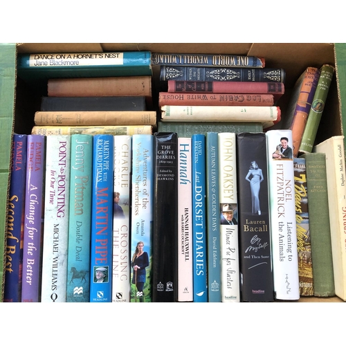 260 - Two mixed boxes of hardback books to include Kipling, etc