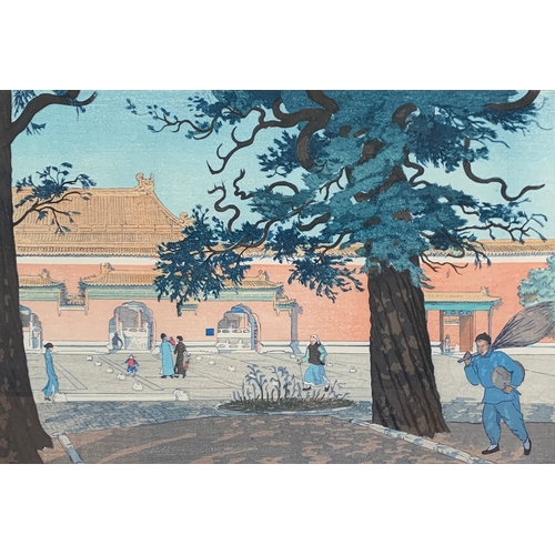 341 - Elizabeth Keith (British, 1887-1956), 'Forbidden City, Peking', 1935, signed lower right, 38x26cm