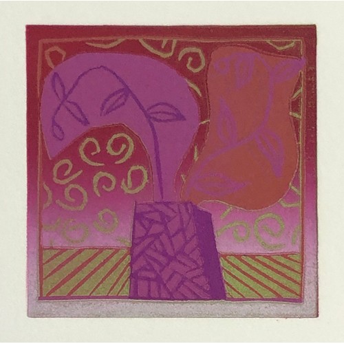 364 - Dale Devereux Barker (b.1962), 20 Titles Box Set of reduction hand printed linocuts, of which 8 rema... 