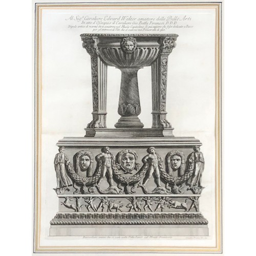 239 - Giovanni Battista Piranesi (1720-1778), 'Tripode antico di marmo che si conserva nel Musèo Capitolin... 