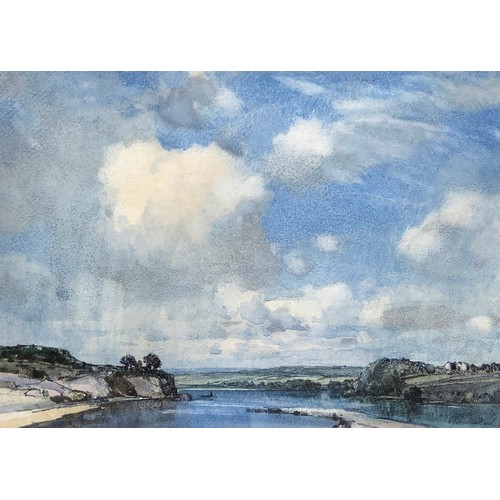 276 - Samuel John Lamorna Birch (1869-1955), 'Loe Pool Near Helston, Cornwall', watercolour and bodycolour... 