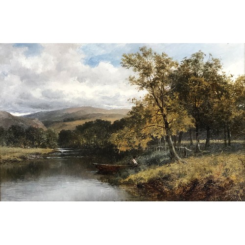 299 - David Bates (1840-1921), 'Near Builth', oil on canvas, signed and dated 1876, 29x44cm

Provenance: T... 