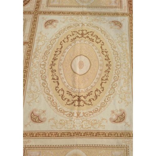 673 - An Aubusson carpet, approximately 333 x 239cm