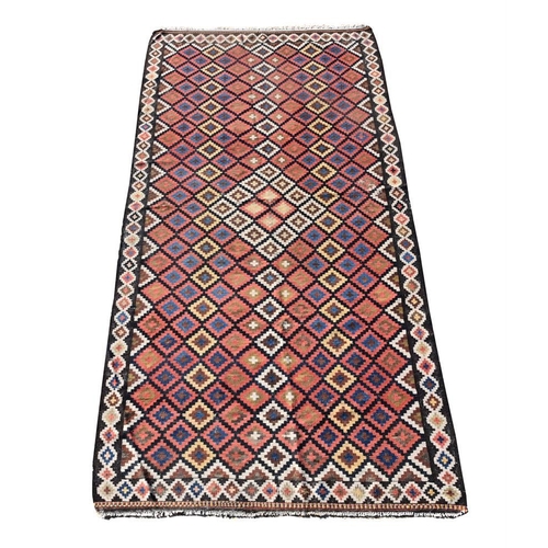 675 - A large Kilim rug, approximately 360x170cm