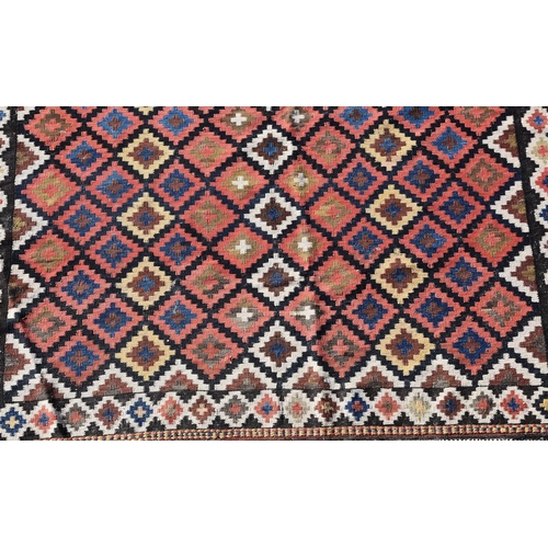 675 - A large Kilim rug, approximately 360x170cm