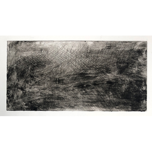 368 - John Virtue (b.1947), Landscape etching, No.33-1996 No.2, signed, titled and dated to verso, 15.5x30... 