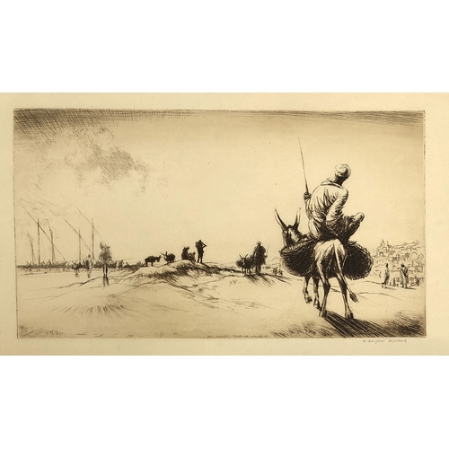 251 - William Douglas Macleod (1892-1963), 'The Working Donkey', drypoint etching, signed in pencil, 17x30... 