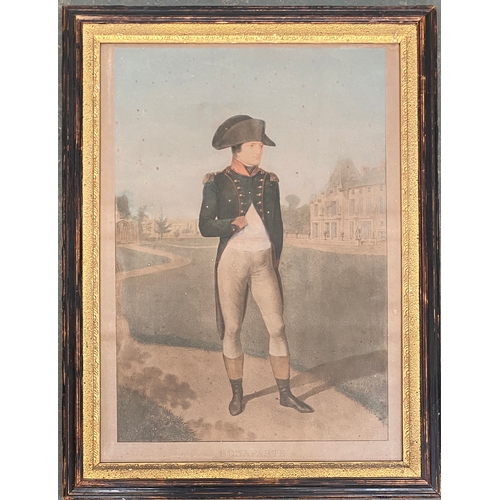 249 - After Jean Baptiste Isabey, portrait of Napoléon Bonaparte as First Consul, standing full-length in ... 