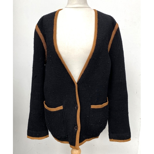 363 - Two vintage Celine wool cardigans, size 46 and a Saint Laurent black cardigan size 46 (3)