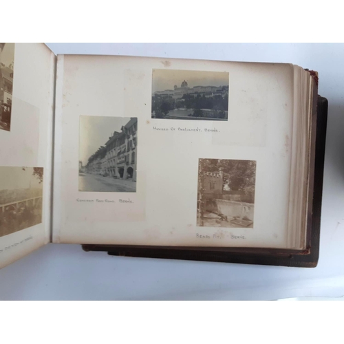 400 - A quantity of black and white photographs in seven albums to include military interest, Austria, Swi... 