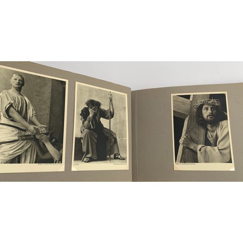 403 - An album containing postcards of the 1950 first presentation of the Passion play at Oberammergau sin... 