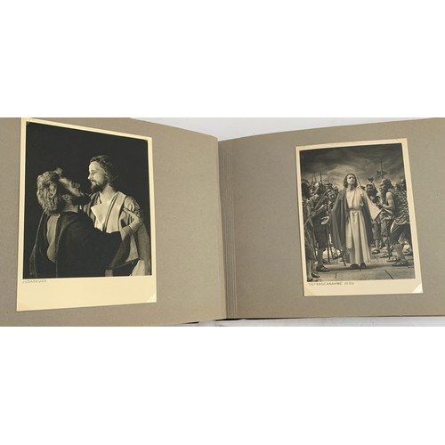 403 - An album containing postcards of the 1950 first presentation of the Passion play at Oberammergau sin... 