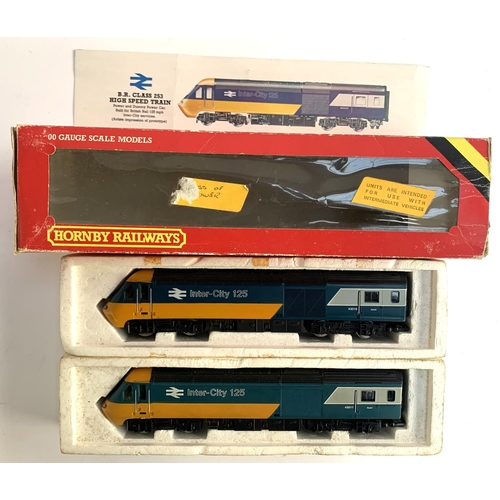 89 - A Hornby OO gauge BR Class 253 HST Power and Dummy Power Car, R069, boxed