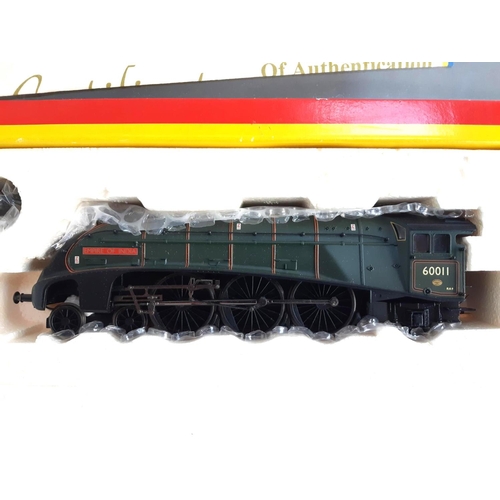 113 - A Hornby OO gauge BR Class A4 locomotive and tender, 'Empire of India', TMC72, boxed