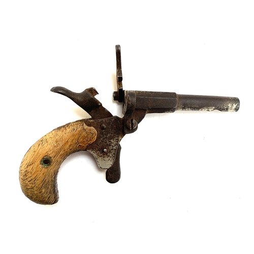 103 - A small Flowbert blank firing pistol, probably made in Belgium, late 19th century