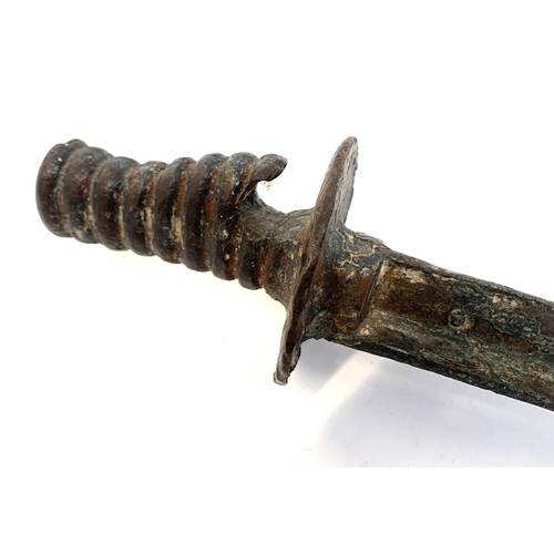 104 - A bayonet, total length 36cm