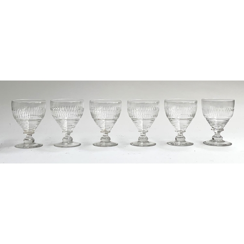 152 - A set of six Stuart Crystal glasses, each 12.5cmH, acid marks to base and pattern number '681270'