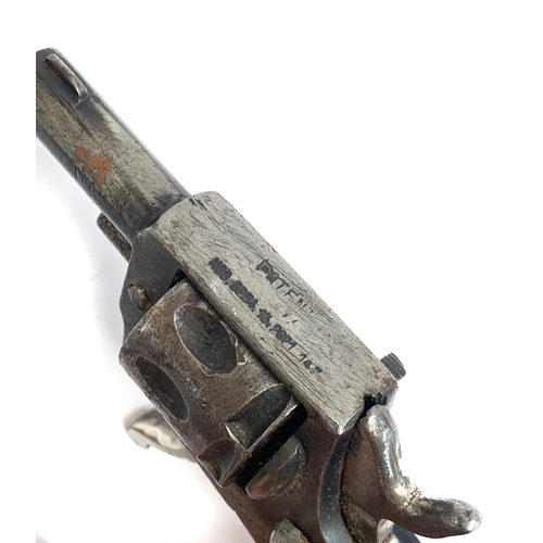 358 - An antique pocket bulldog style revolver, marked Patent NOS, 6254.13.2621