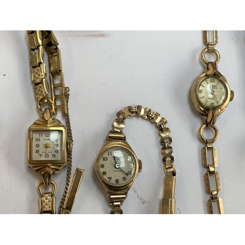 99 - A quantity of watches to include Accurist; Lorus; Rose; Roamer etc