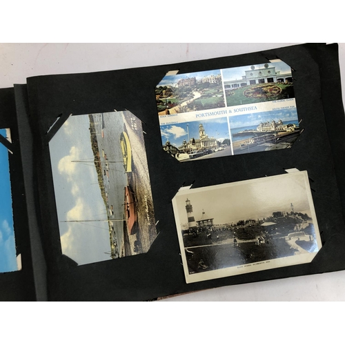 457 - A quantity of postcards in albums and loose to include Weymouth, Swanage, Portland, London, Malta, G... 